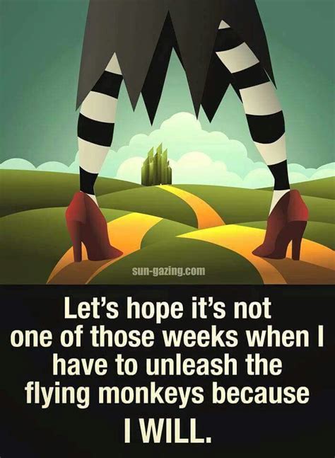 Wicked witch of the west quotes flying monkeys